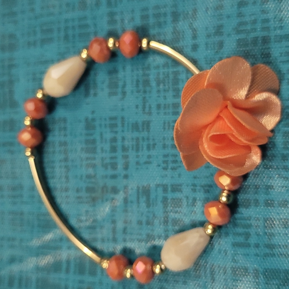 Moda Fashion Coral Color Jewelry View 4